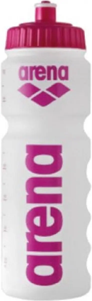 Arena Drinkfles - Transparant / Roze | Maat: UNI