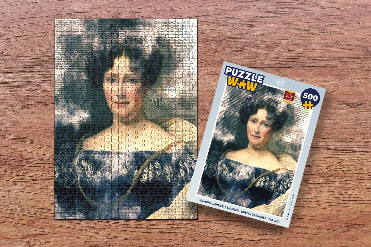 PuzzleWow Johanna Henriëtte Engelen - Dubois Drahonet Collage Legpuzzel 500 Stuks - Multicolor