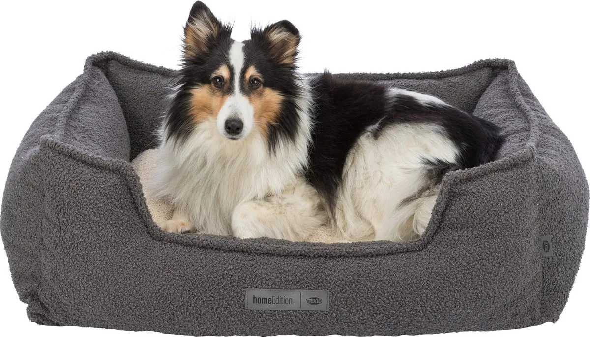 Trixie Be Eco Hondenmand Coline 100x80cm - Donkergrijs/Beige - afbeelding 6 van 6