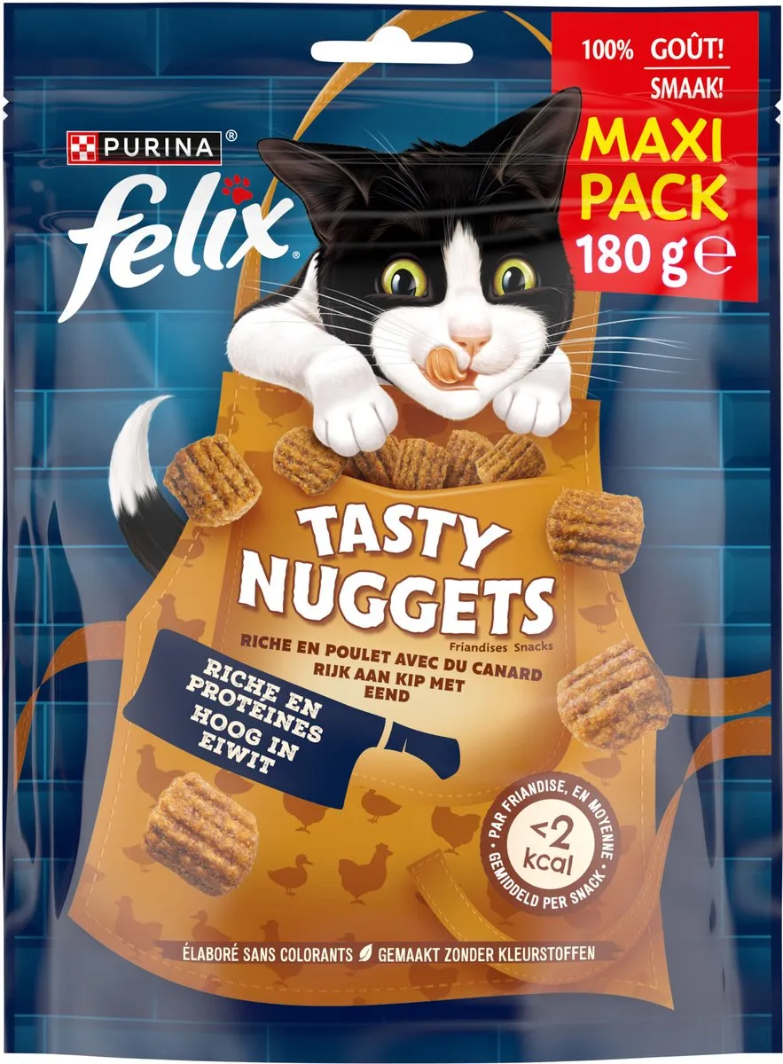 Felix Tasty Nuggets Kip & Eend 1080g