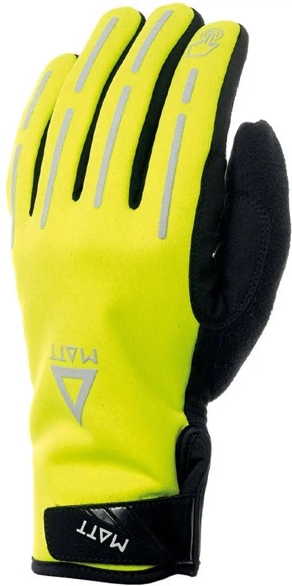 Matt All Around Tootex Handschoenen Geel,Zwart S Man