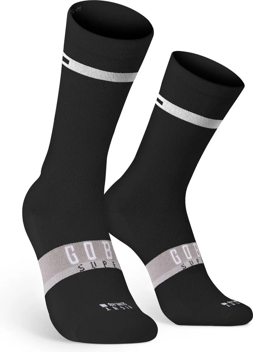 Gobik Superb Horizon Extra Lang Fietssokken - Zwart - L/XL