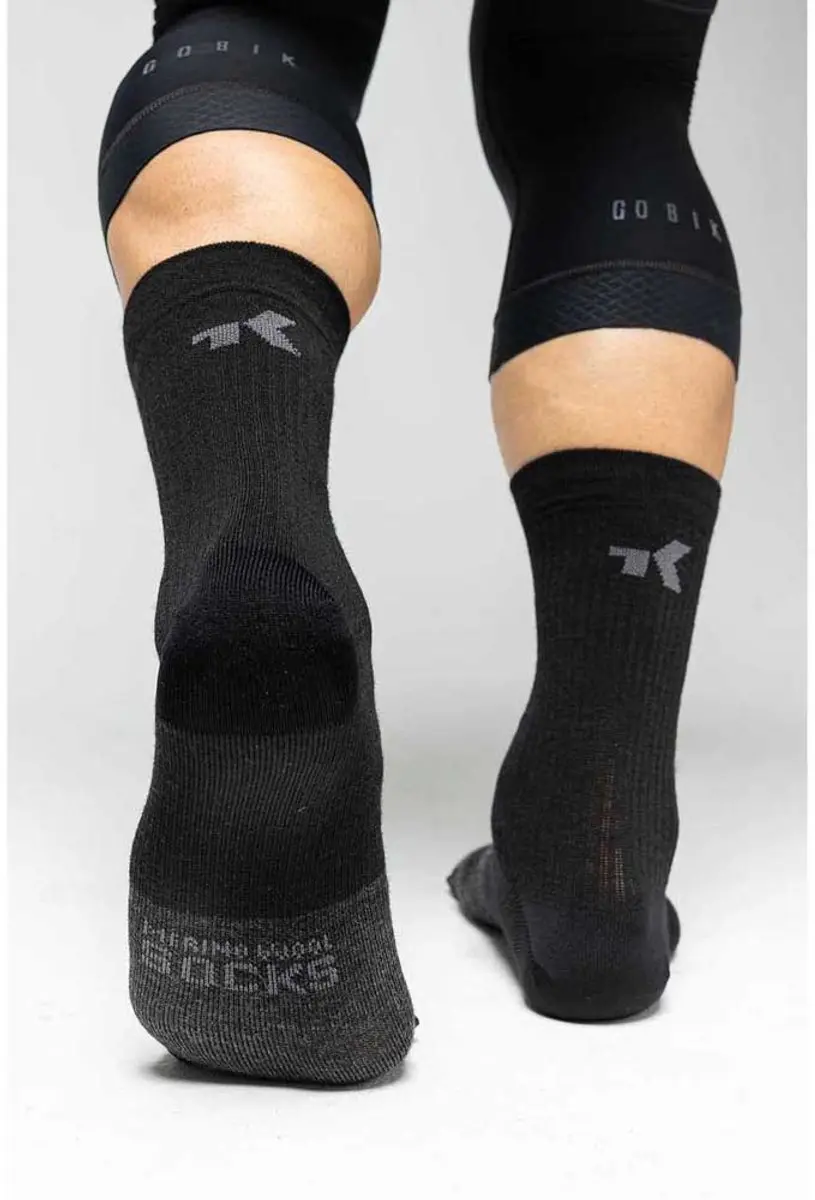 Gobik Winter Merino Fietssokken - Coal - afbeelding 4 van 6