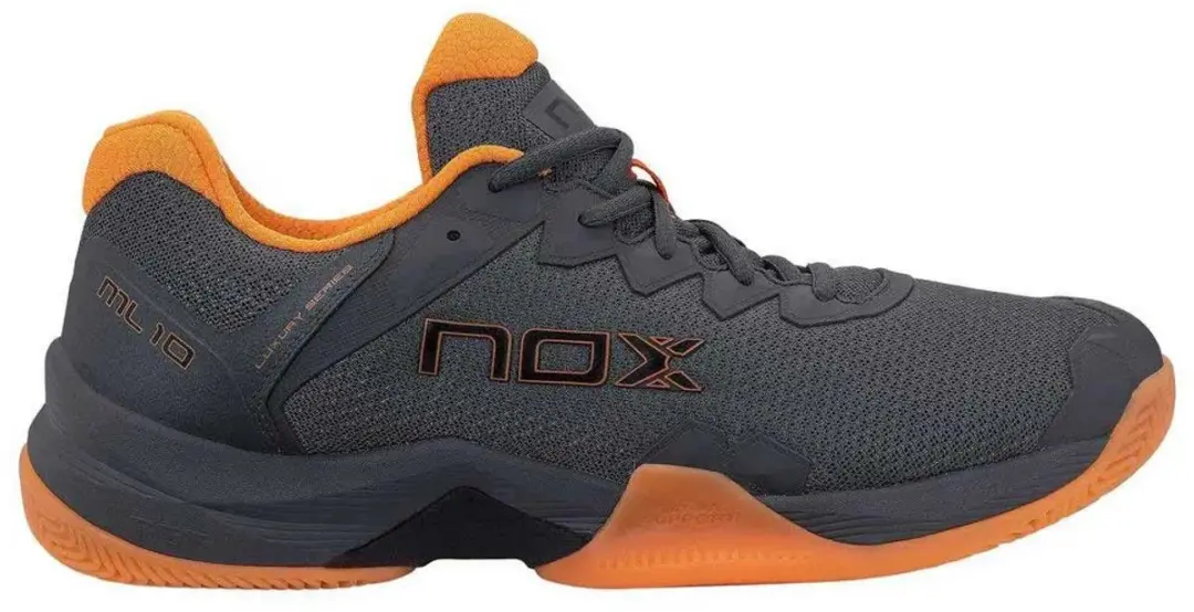 Nox AT10 Lux Heren - Sportschoenen - Padel - Smashcourt - Grey/Orange - afbeelding 2 van 6