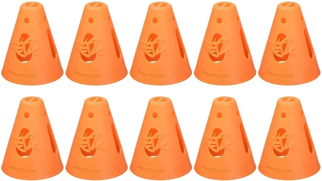 Powerslide Slalom Pionnen Oranje - 10 stuks - afbeelding 2 van 3