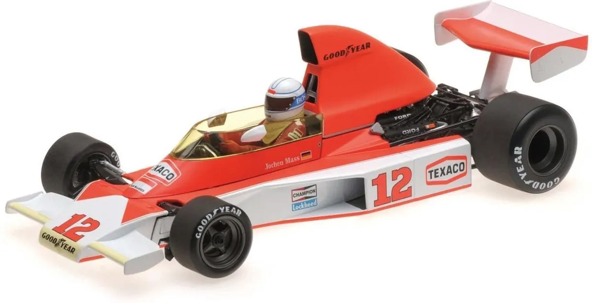 Formule 1 McLaren Ford M23 #12 Zuid-Afrikaanse GP 1976 - 1:18 Minichamps - Oranje/Wit - afbeelding 6 van 6