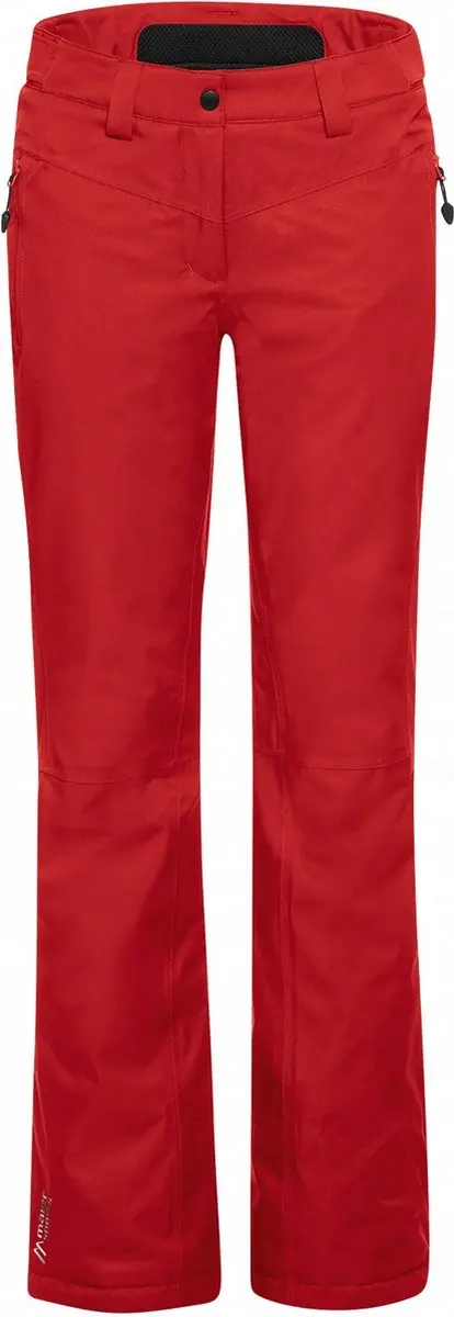 Maier Sports Dames Ronka Skibroek Rood Maat 34