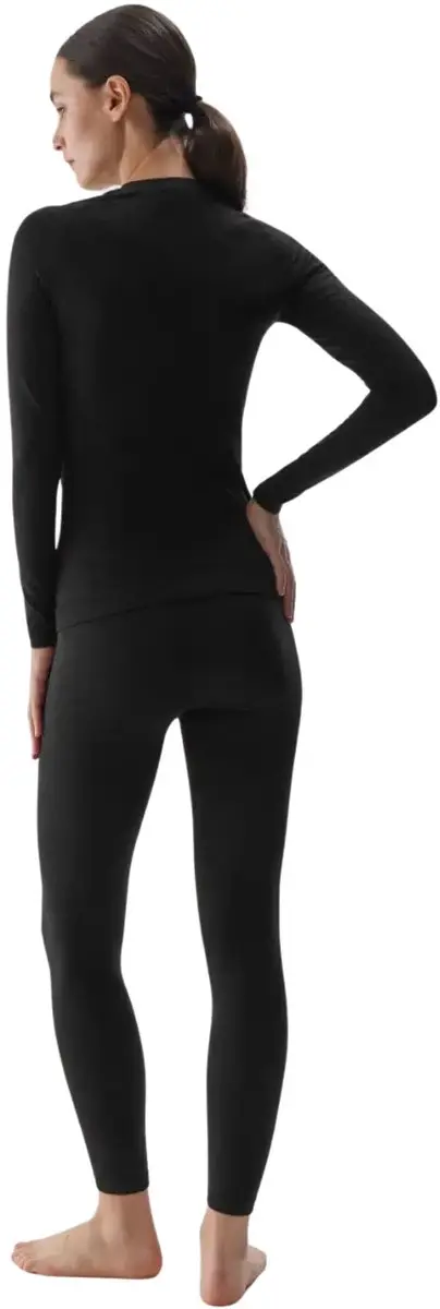 4F Thermo T-shirt Naadloos Dames - Zwart - afbeelding 3 van 4
