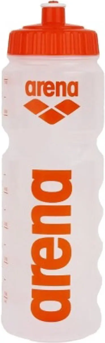 Arena Drinkfles - Transparant / Oranje | Maat: UNI