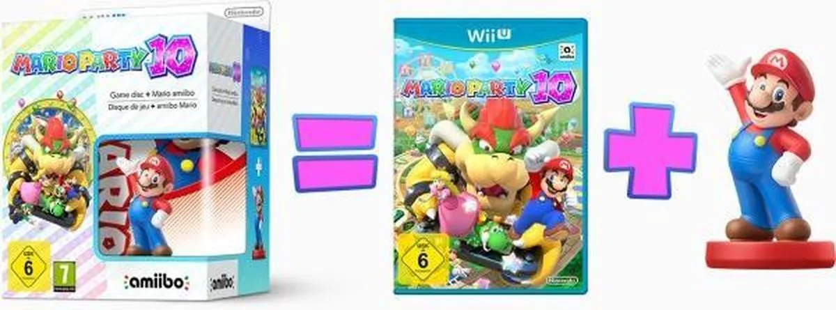 Nintendo Mario Party 10 amiibo Bundel - Wii U