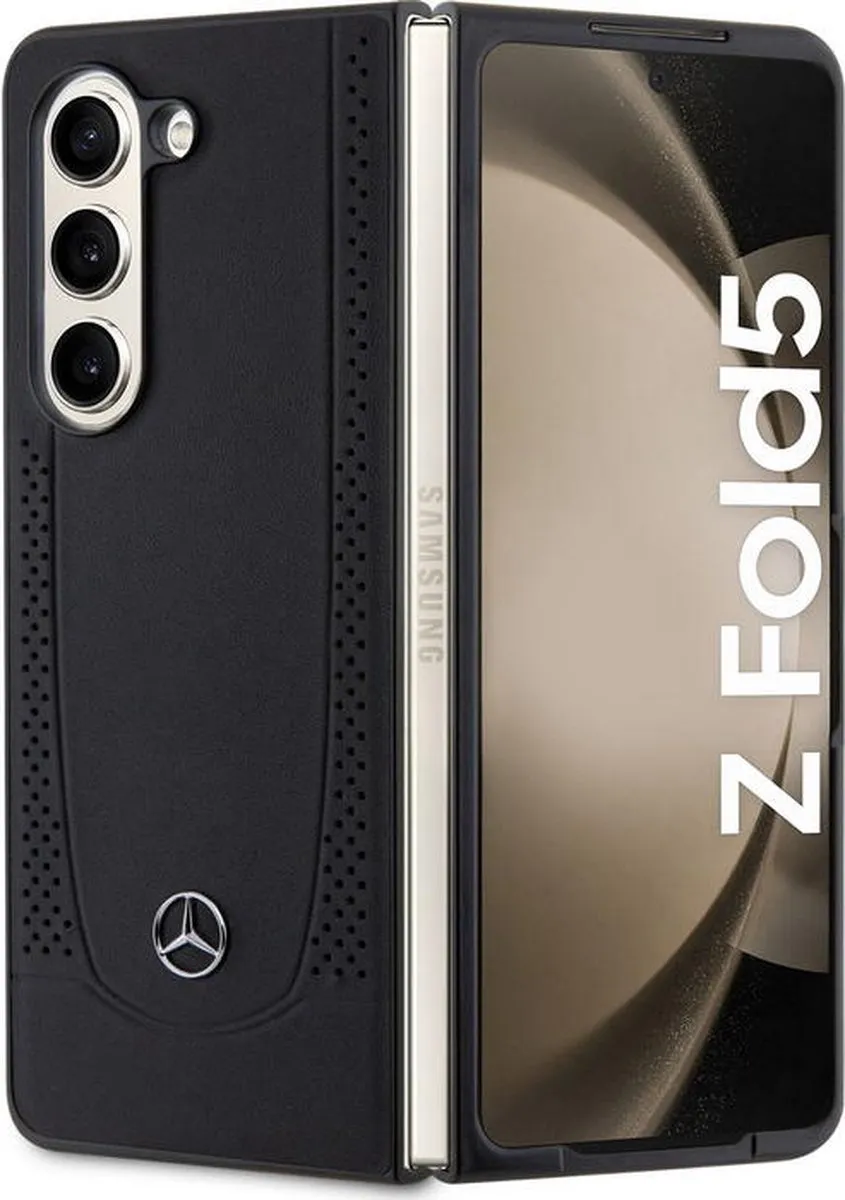 Mercedes-Benz Urban Back Case Samsung Galaxy Z Fold 5 - Zwart - afbeelding 6 van 6