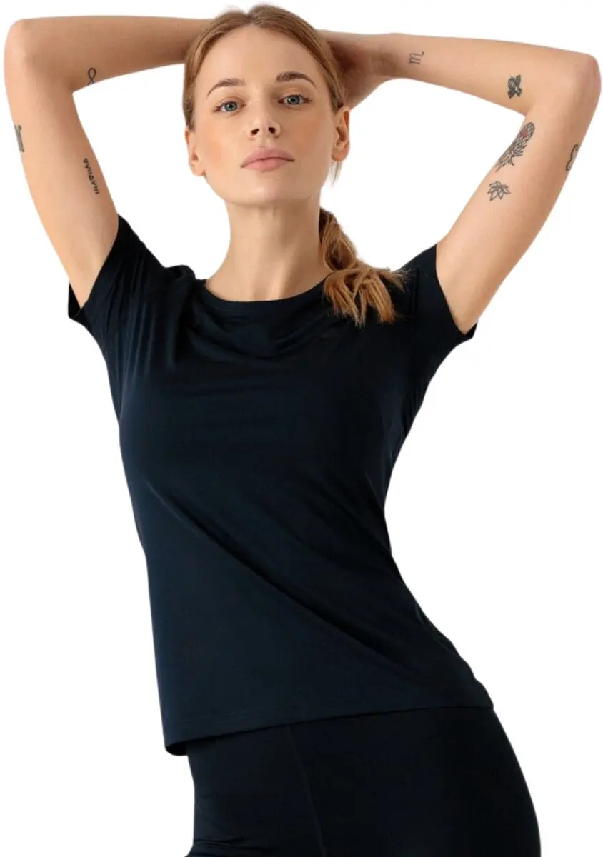 4F T-shirt Dames Functioneel Donkerblauw