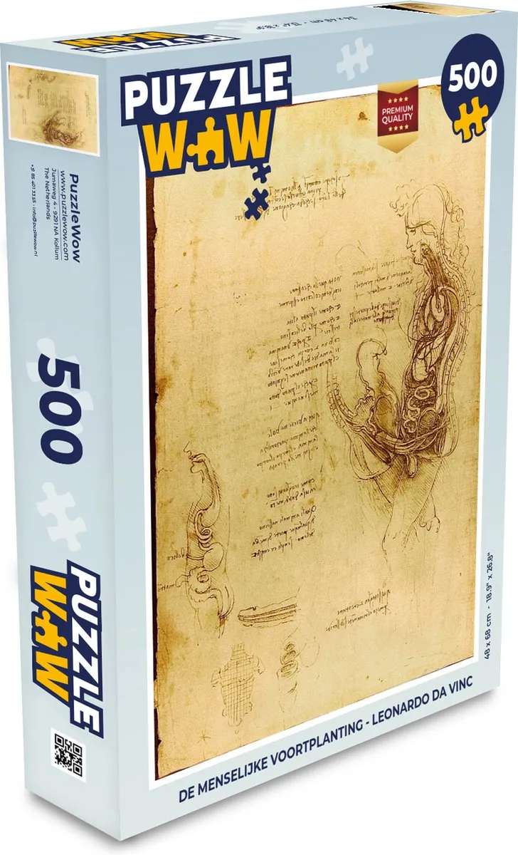 PuzzleWow Leonardo da Vinci Puzzel