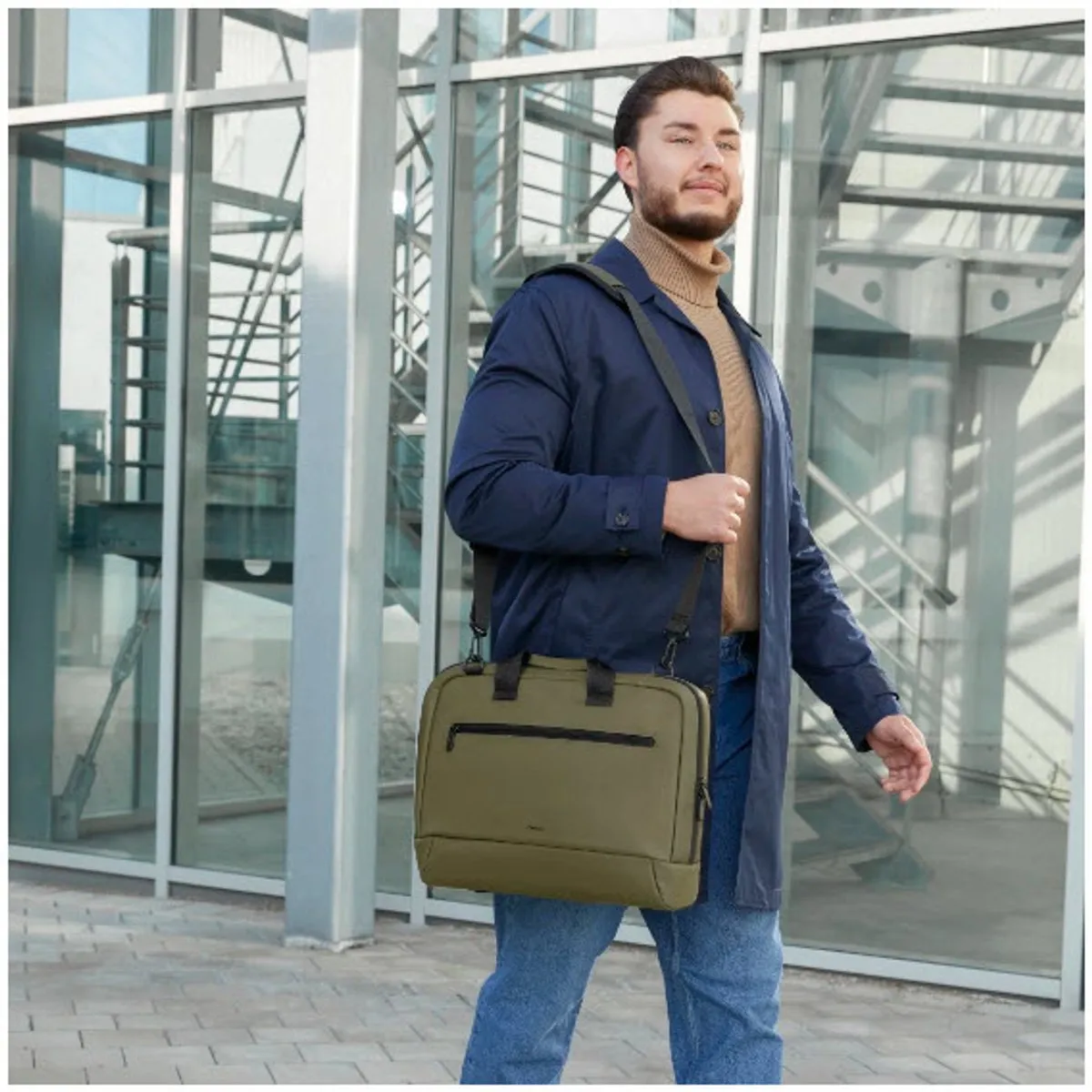 Hama Ultra Lightweight Laptop-tas 222051 - 15,6-16,2" - Olijf