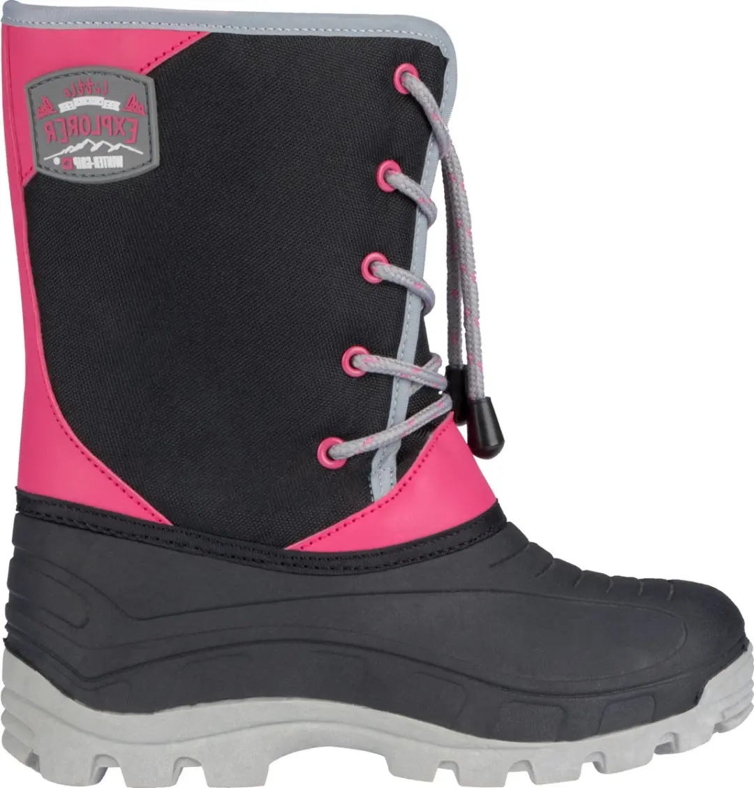 Winter-grip Northern Hiker Kinderwinterlaarzen - Zwart/Roze - afbeelding 6 van 6