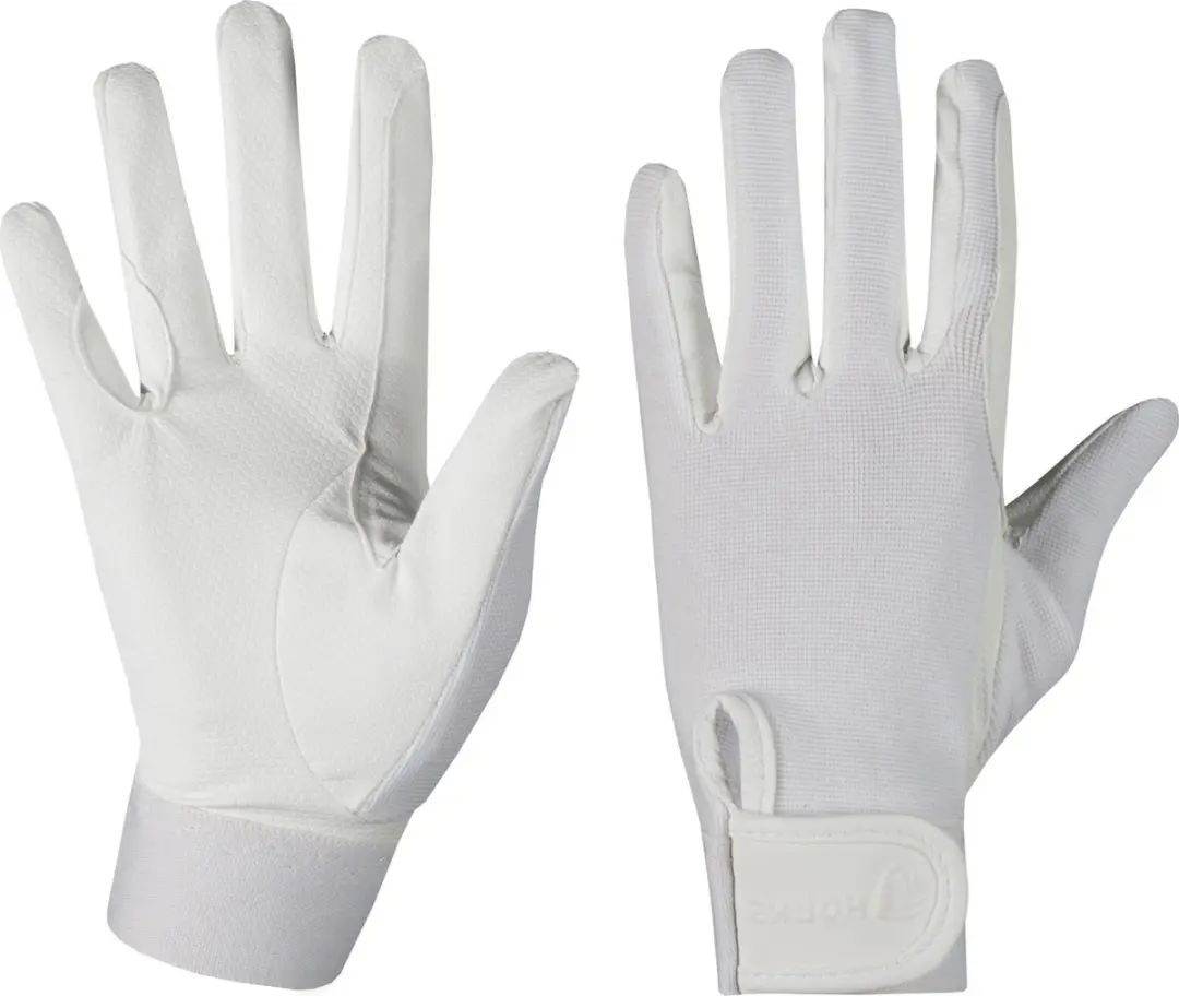 Paardrijhandschoenen Cotton Serino Gloves Wit