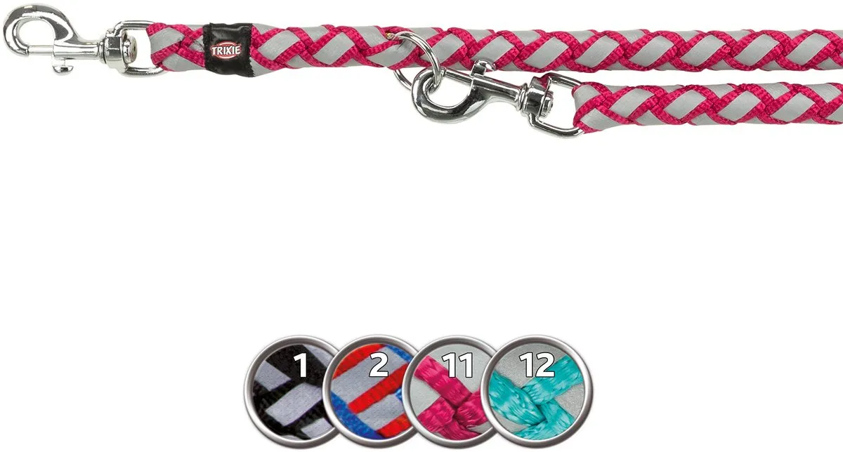 Trixie Cavo Reflect Hondenriem - Zwart L-XL