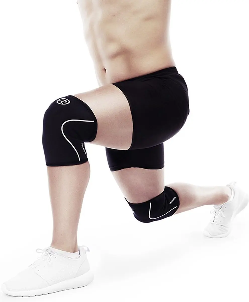 Rehband Knee Sleeve RX Black 5 mm-Maat L: 37