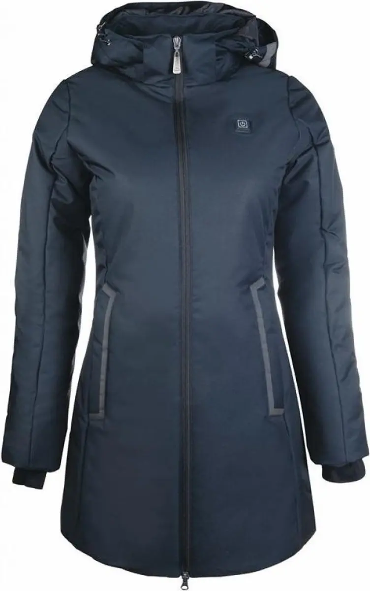 Ruiterjas Elegant Heating (met verwarming) waterafstotend Donkerblauw maat L met