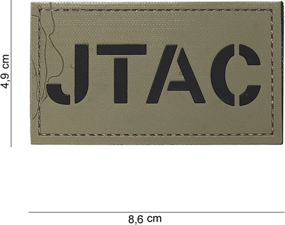101 Inc Embleem 3D PVC JTAC Coyote 16104
