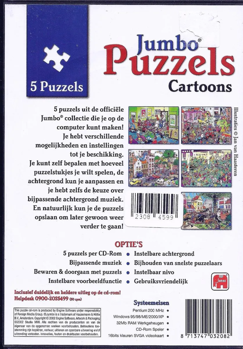 Jumbo Puzzels Cartoons - afbeelding 2 van 3