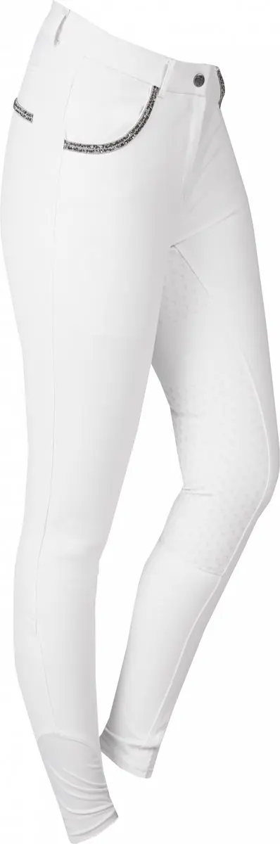 Horka Rijbroek Nicola Dames Nylon Wit Maat 44