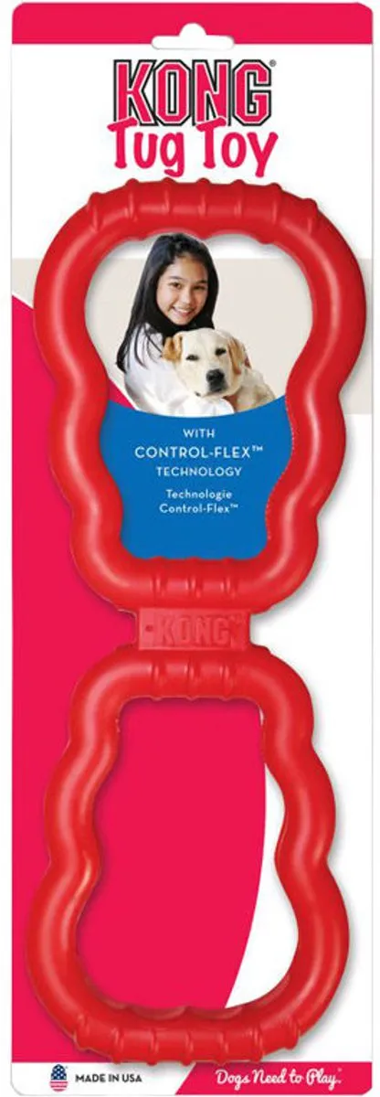 KONG Tug Toy Hondenspeelgoed M - Rood