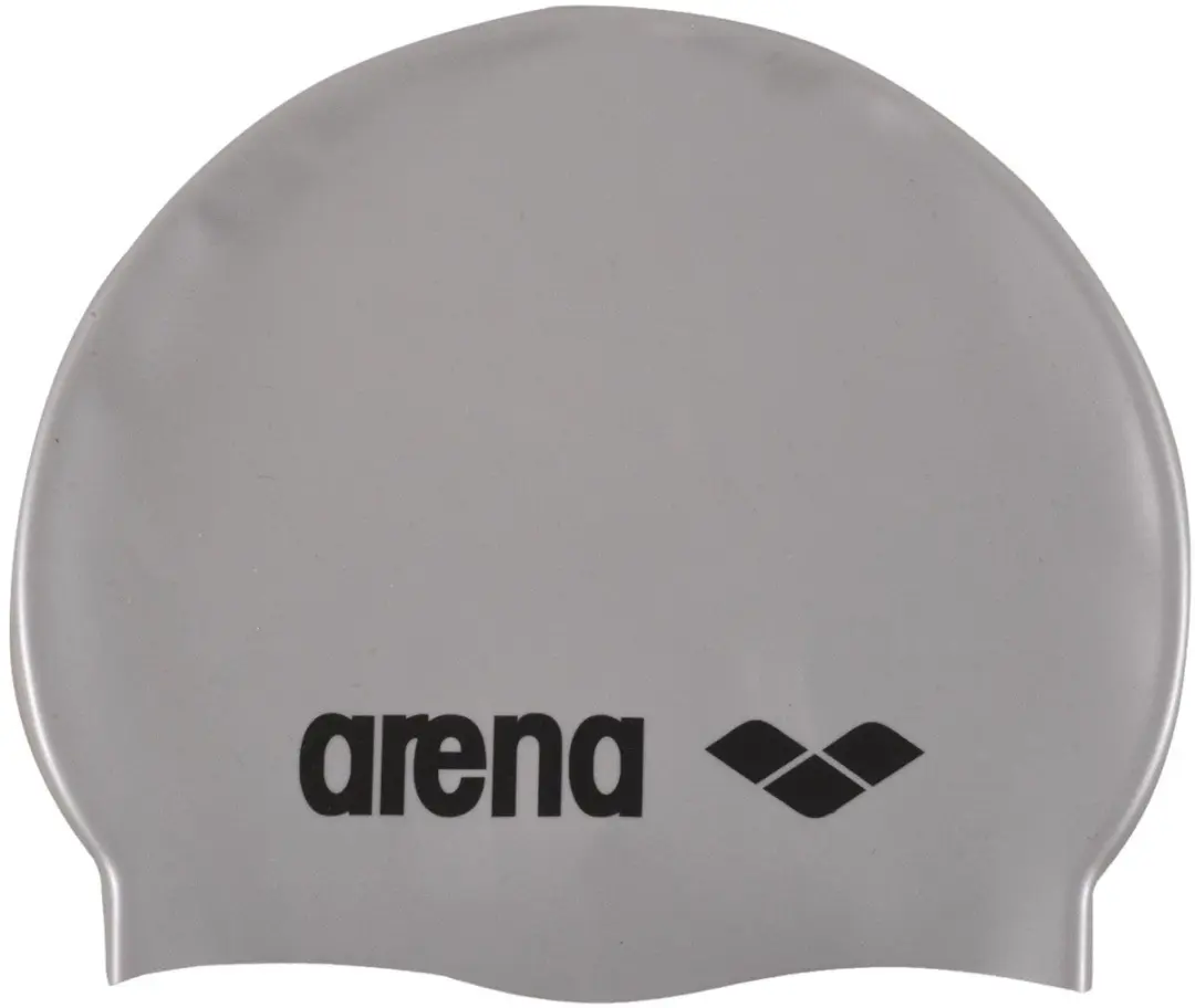 Arena Classic Siliconen Badmuts - Zwart/Zilver