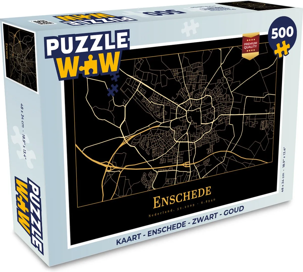 PuzzleWow Enschede Legpuzzel 500 Stuks
