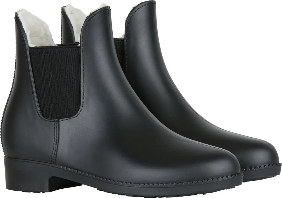 Horze Bonn Rubber Winterjodhpurs, kinderen, Black, 31