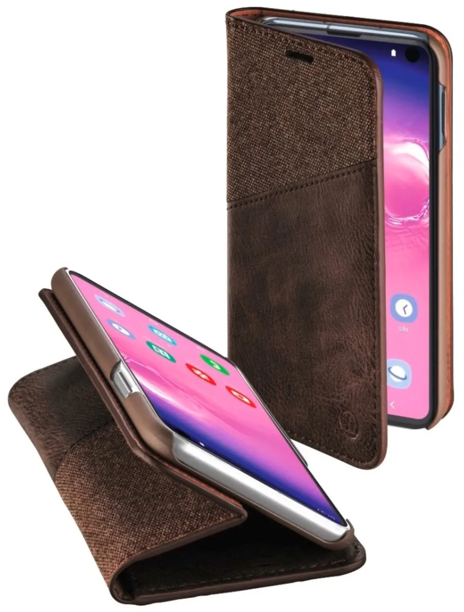 Hama Prime Line Booklet Gentle Brown voor Samsung Galaxy S10e