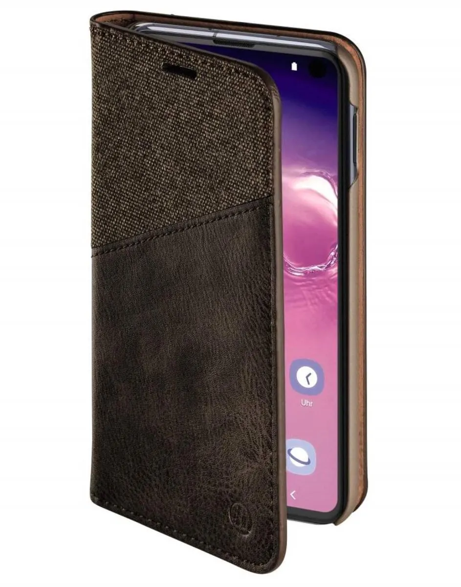 Hama Prime Line Booklet Gentle Brown voor Samsung Galaxy S10e - 2 Stuks - afbeelding 5 van 6