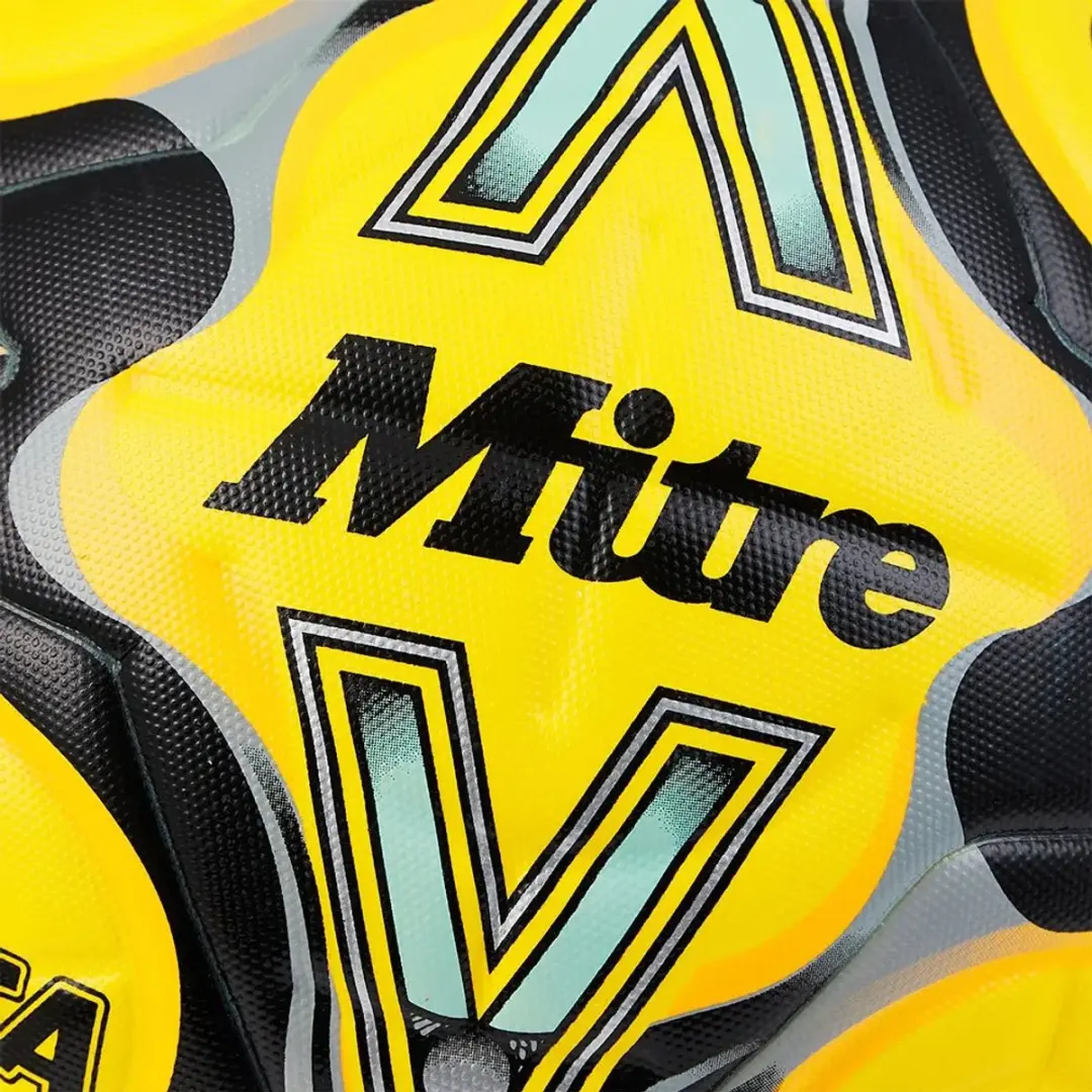 Mitre Delta Evo Voetbal 5 - Geel - afbeelding 3 van 5