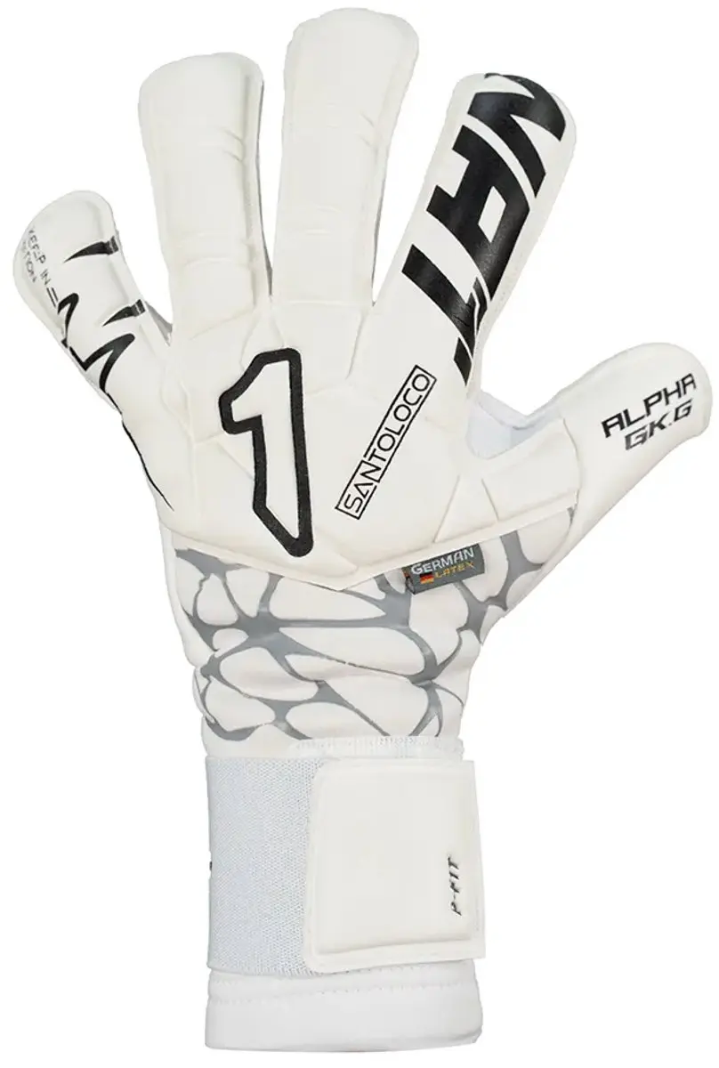 Rinat Santoloco Alpha Keepershandschoenen - Wit - afbeelding 2 van 4