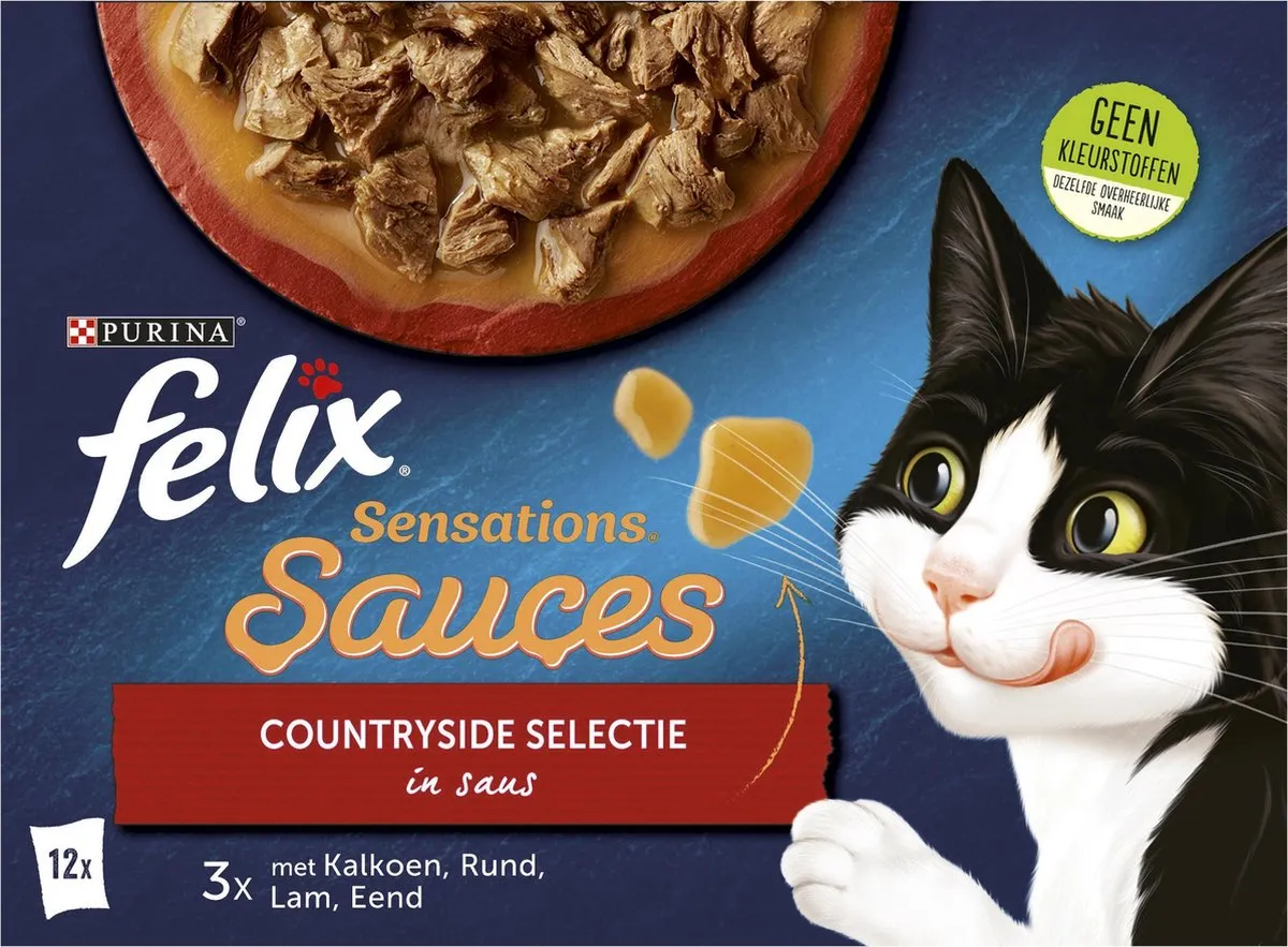 Felix Sensations Countryside Selectie Natvoer - 48 x 85g