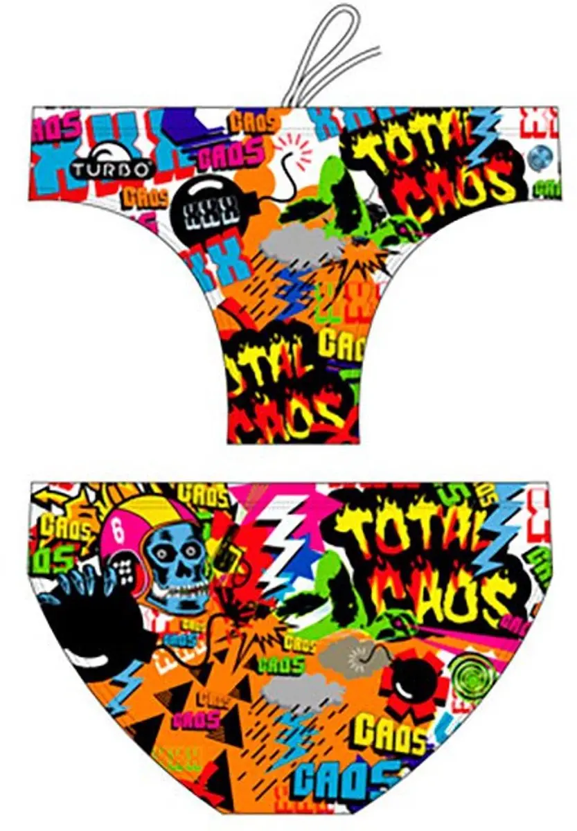 Turbo Total Kaos Zwemslip Veelkleurig 5XL Man