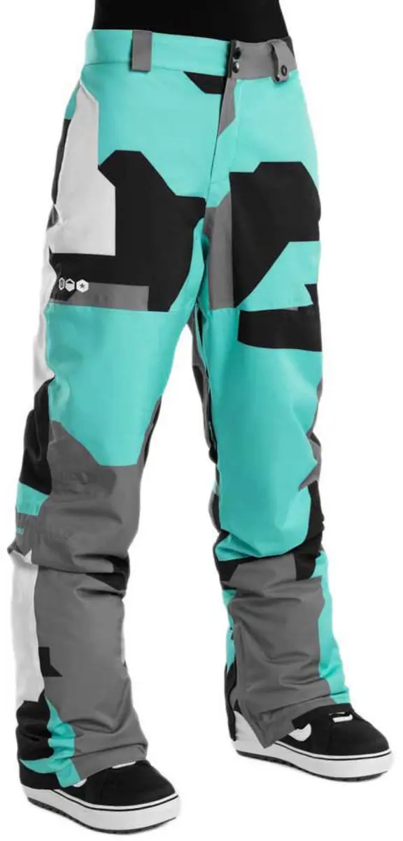 Siroko Sleet Broek Groen,Grijs L
