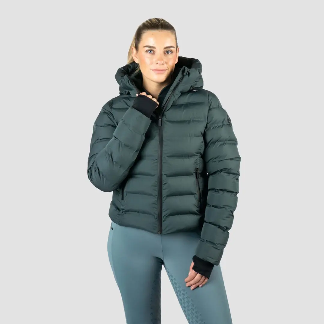 Horka - Pufferjas Kort Penelope - Shadow Steel - Maat XXL
