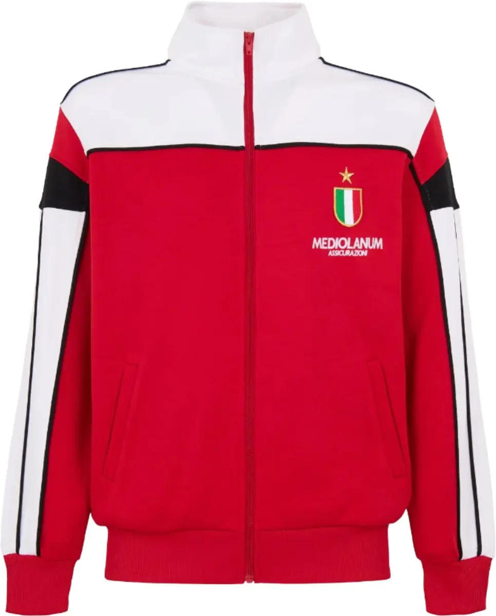 AC Milan 'Mediolanum' Retro Trainingsjack 1988-1989