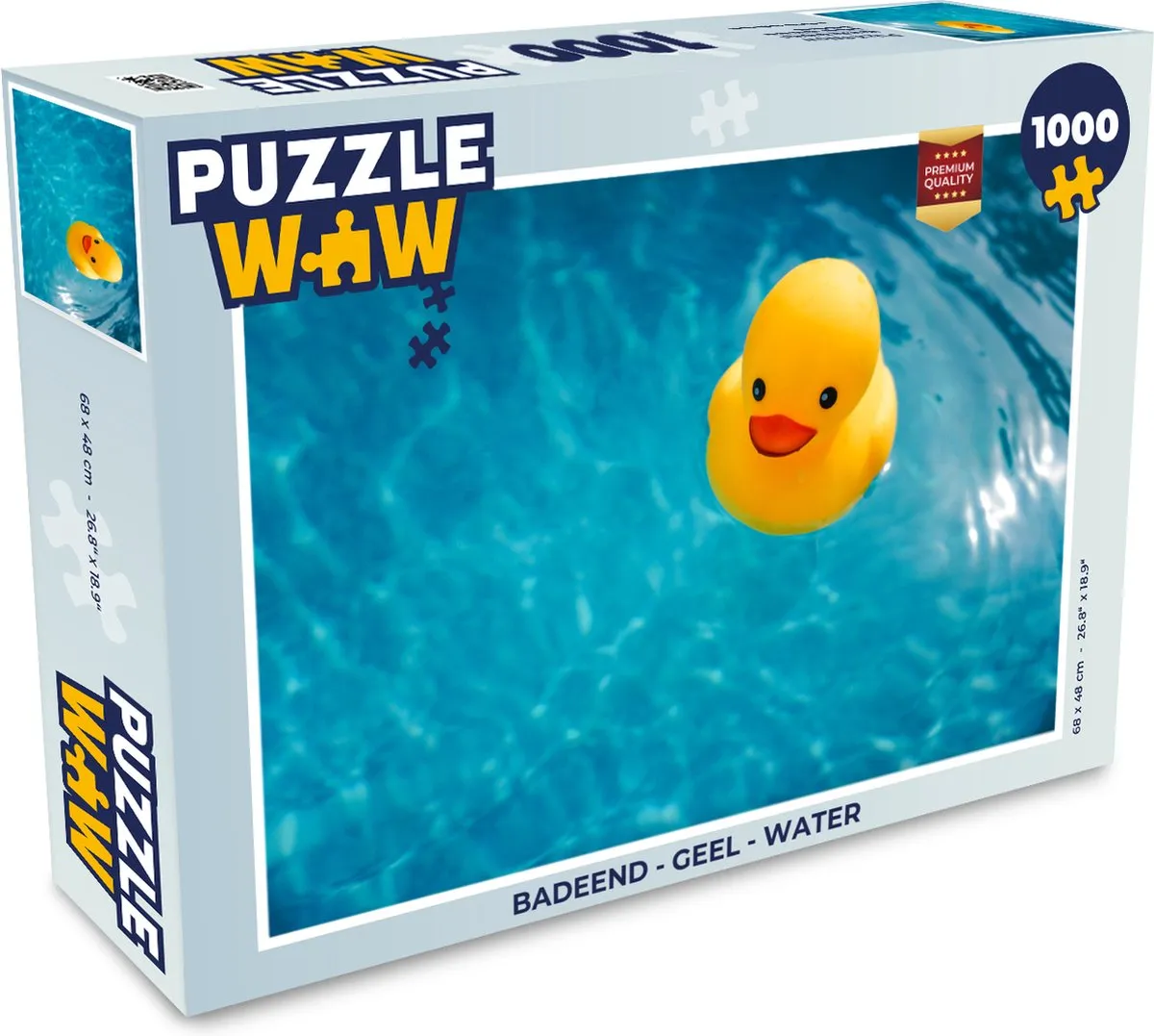 PuzzleWow Badeend Legpuzzel 1000 Stuks