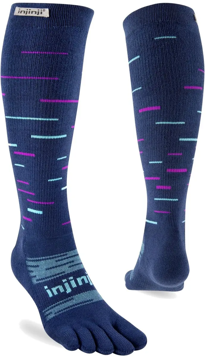 Injinji Snow OTC Teensokken - Donkerblauw - 44-47