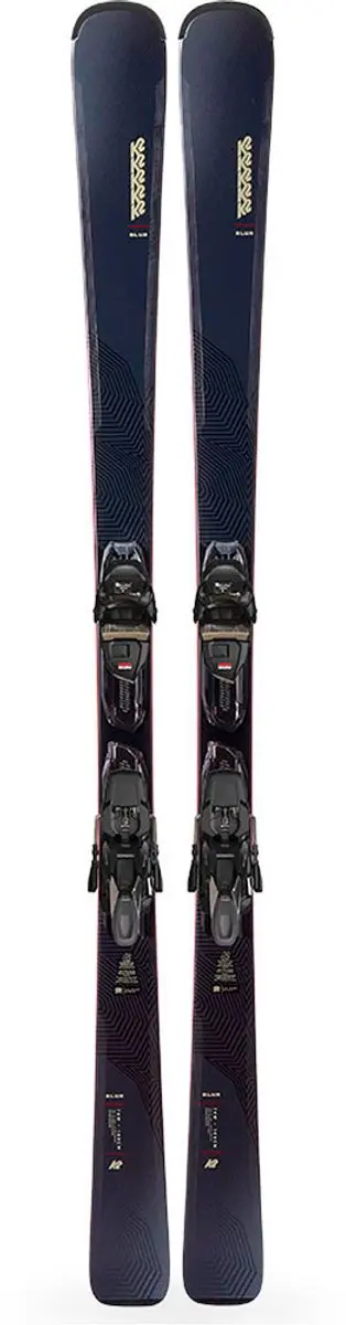 K2 Blur 74+erc 11 Tcx Light Quikclik Dames Alpine Ski Pakket Blauw 155 Vrouw