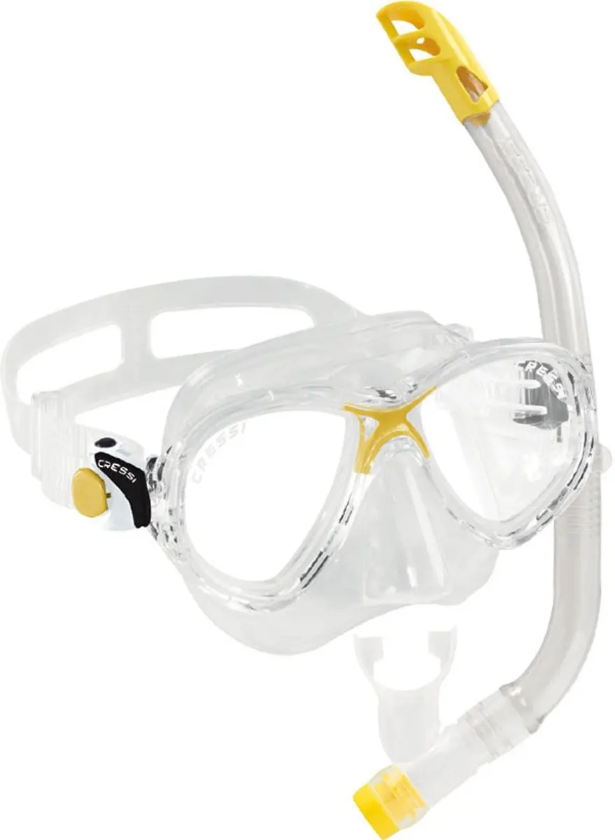 Cressi Marea VIP Junior Snorkelset - Clear/Pink - afbeelding 3 van 6