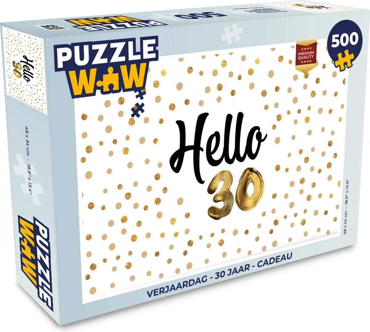 PuzzleWow Verjaardag Legpuzzel 500 Stuks