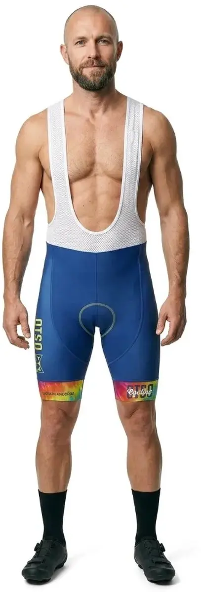 Otso Tie Dye Fietsbroek Blauw XL Man