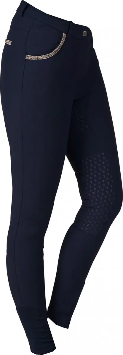 Horka Rijbroek Nicola Dames Nylon Blauw Maat 38