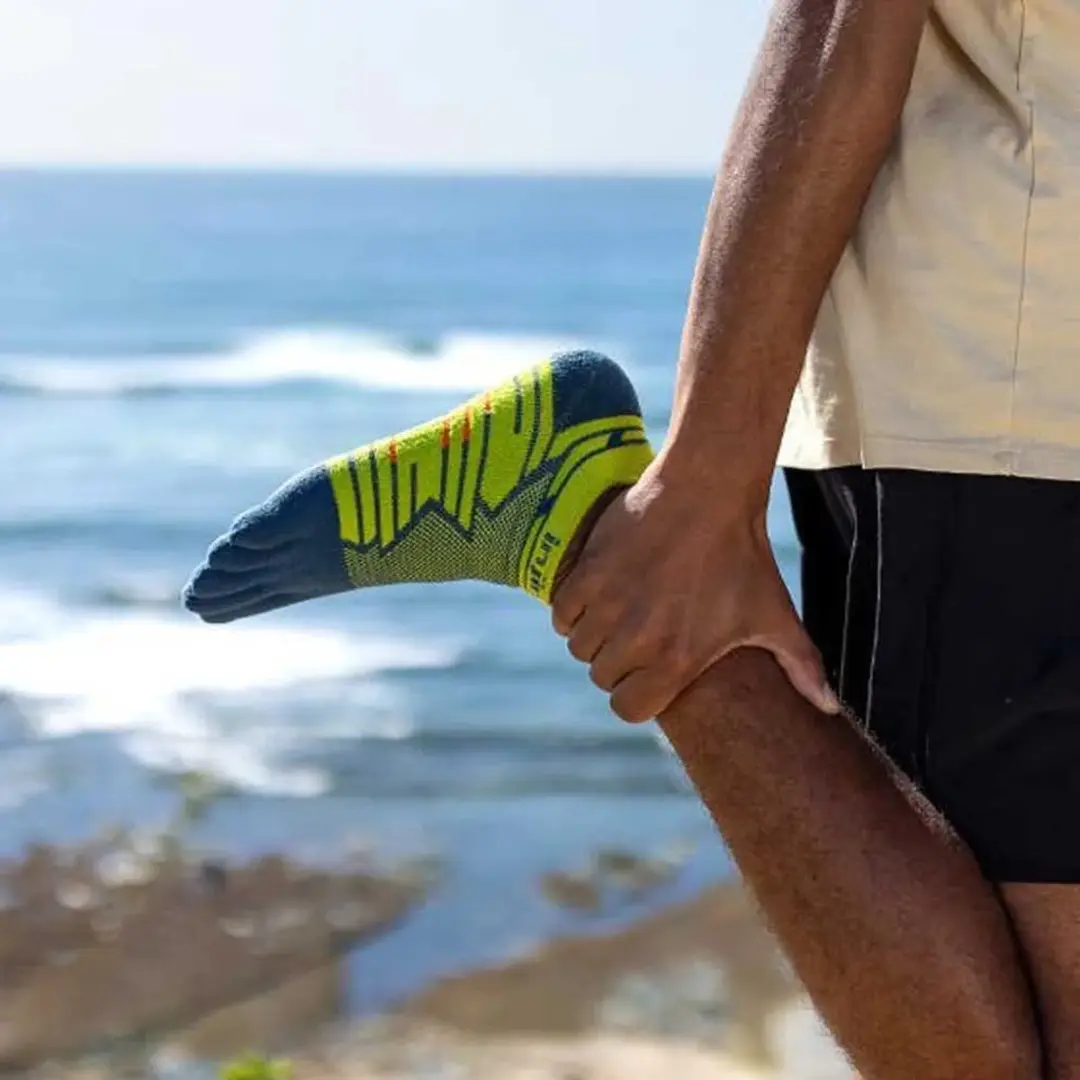 Injinji Ultra Run No-Show Sokken - Moss - afbeelding 3 van 6