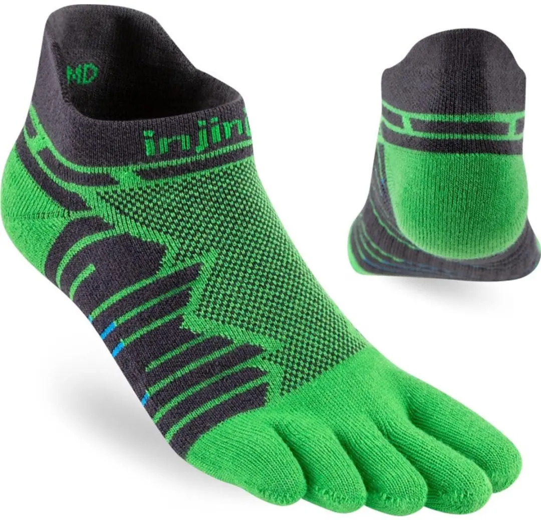 Injinji Ultra Run No-Show Sokken - Moss - afbeelding 4 van 6