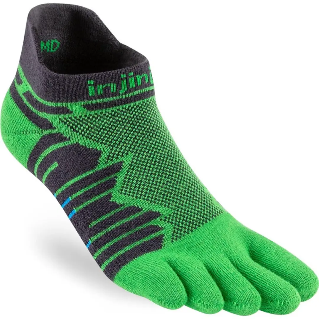 Injinji Ultra Run No-Show Sokken - Moss - afbeelding 5 van 6