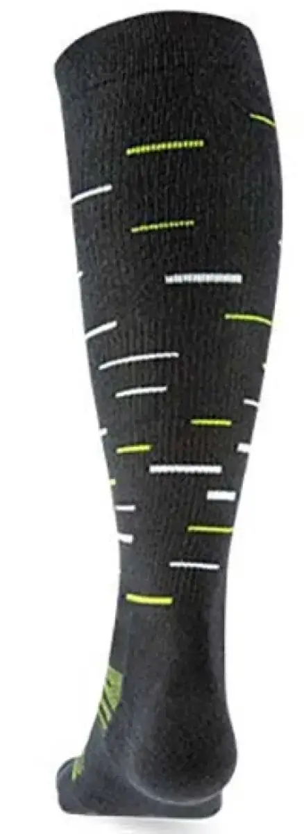 Injinji Snow OTC Hardloopsokken - Zwart/Groen - 37-40 - afbeelding 2 van 6